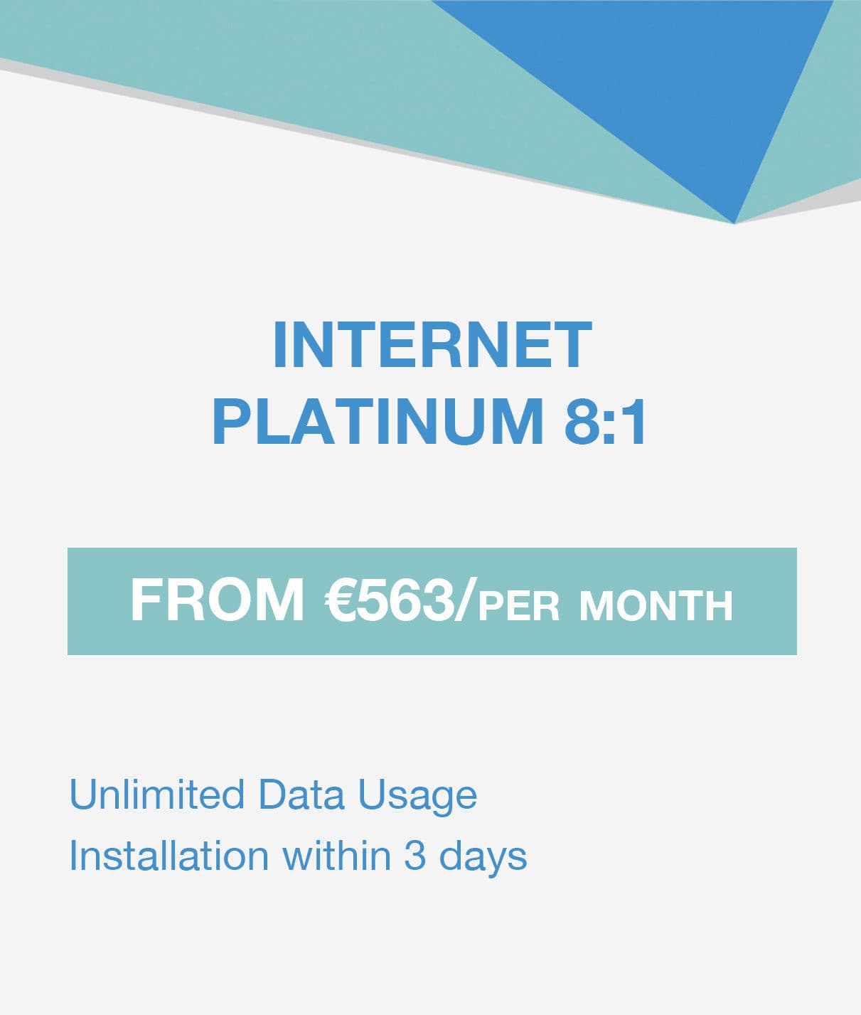 Internet Platinum 8:1 - Premium  from Vanilla Telecoms Ltd. - Just €664.34! Shop now at Vanilla Telecoms Ltd.