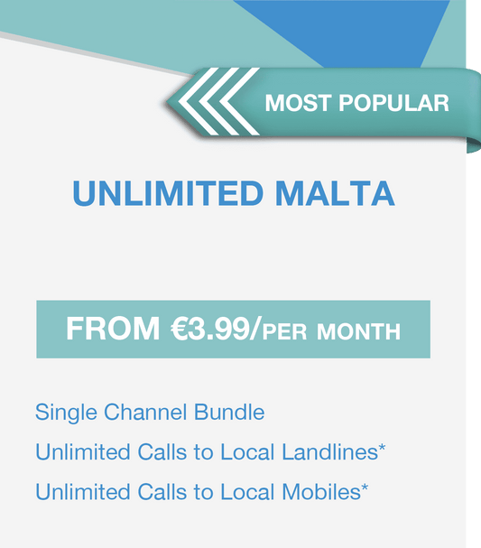 Unlimited Calls To Malta - Premium  from Vanilla Telecoms Ltd. - Just €3.99! Shop now at Vanilla Telecoms Ltd.